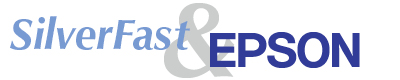 Schriftzug SilverFast Scanner-Software und Logo von Epson