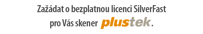 Request a free SilverFast license for your plustek scanner