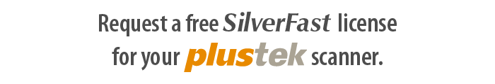 Request a free SilverFast license for your plustek scanner