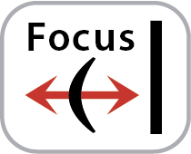 Fokus-Kontrolle Icon