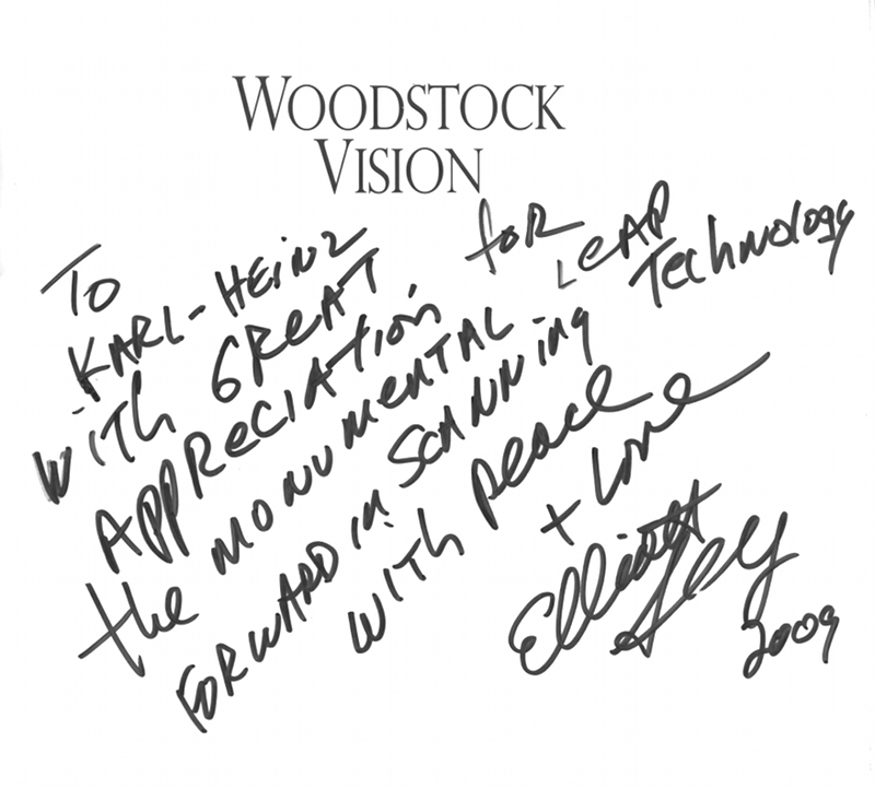 Personal dedication to Mr. Zahorsky, CEO LaserSoft Imaging